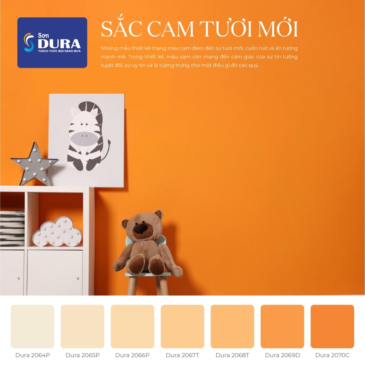 Bộ sưu tập sơn nhà màu cam
