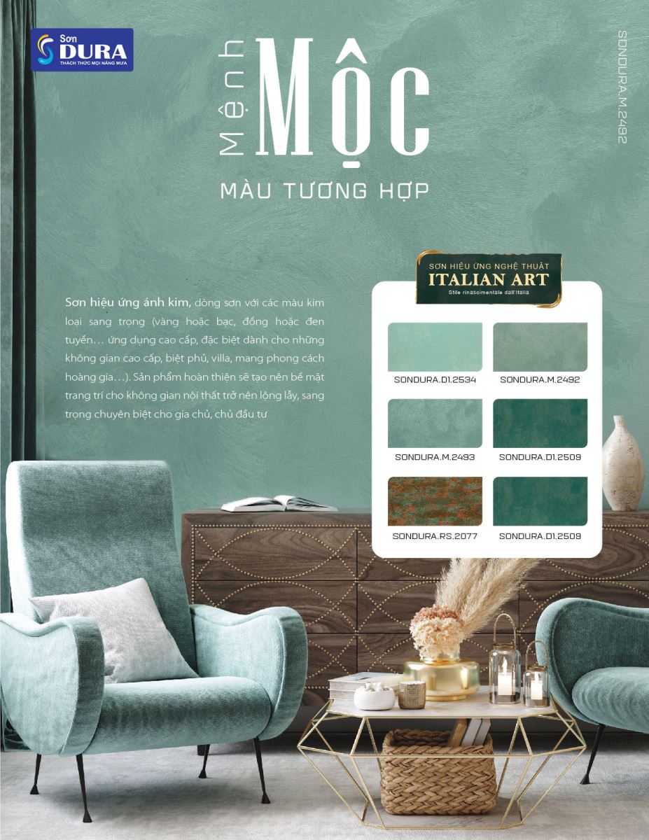 mệnh mộc sơn nhà màu gì 